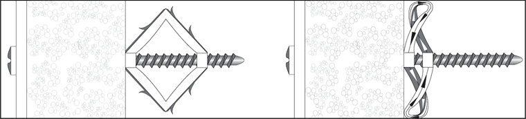 HDK - Hohlblockdübel Ø 8 mm Illustration